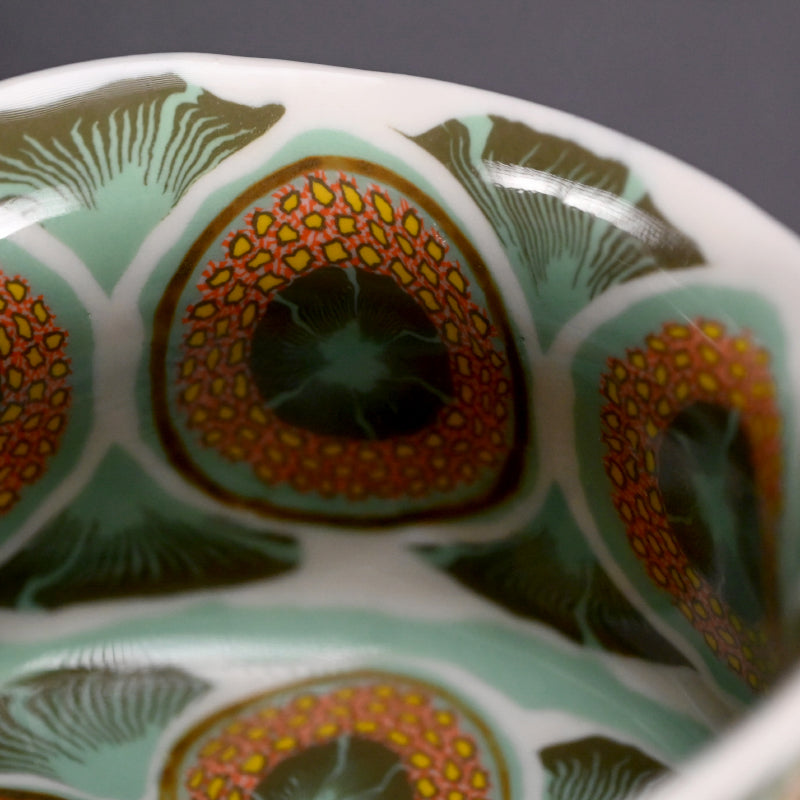 Garden of Colors Chawan Neriage Tea Bowl ー村田 彩 “満開茶碗”
