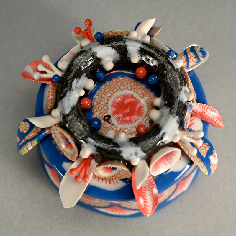 Garden of Colors Chawan Tea Bowl ー村田 彩 “満開茶碗”