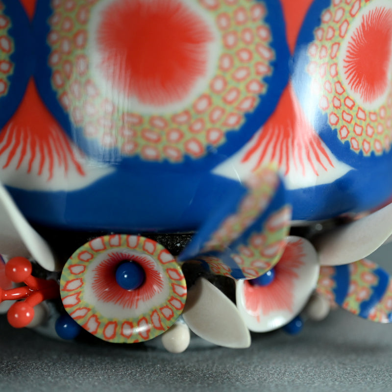 Garden of Colors Chawan Tea Bowl ー村田 彩 “満開茶碗”