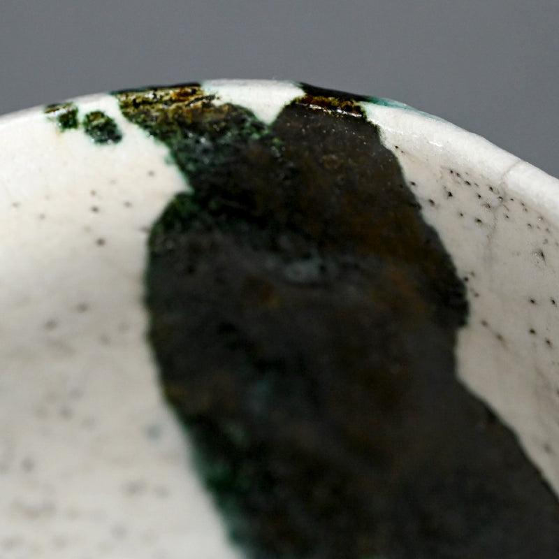 Shiro Raku Chawan Tea Bowl ー橋本 知成 "白楽茶碗"