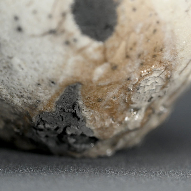 Shiro Raku Chawan Tea Bowl ー橋本 知成 "白楽茶碗"
