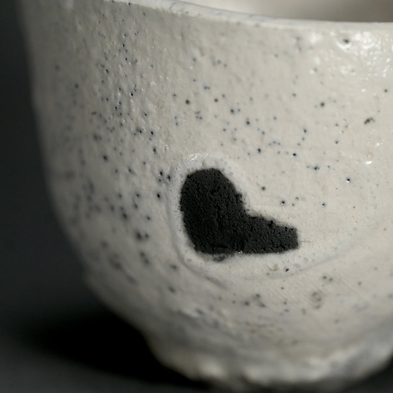 Shiro Raku Chawan Tea Bowl ー橋本 知成 "白楽茶碗"