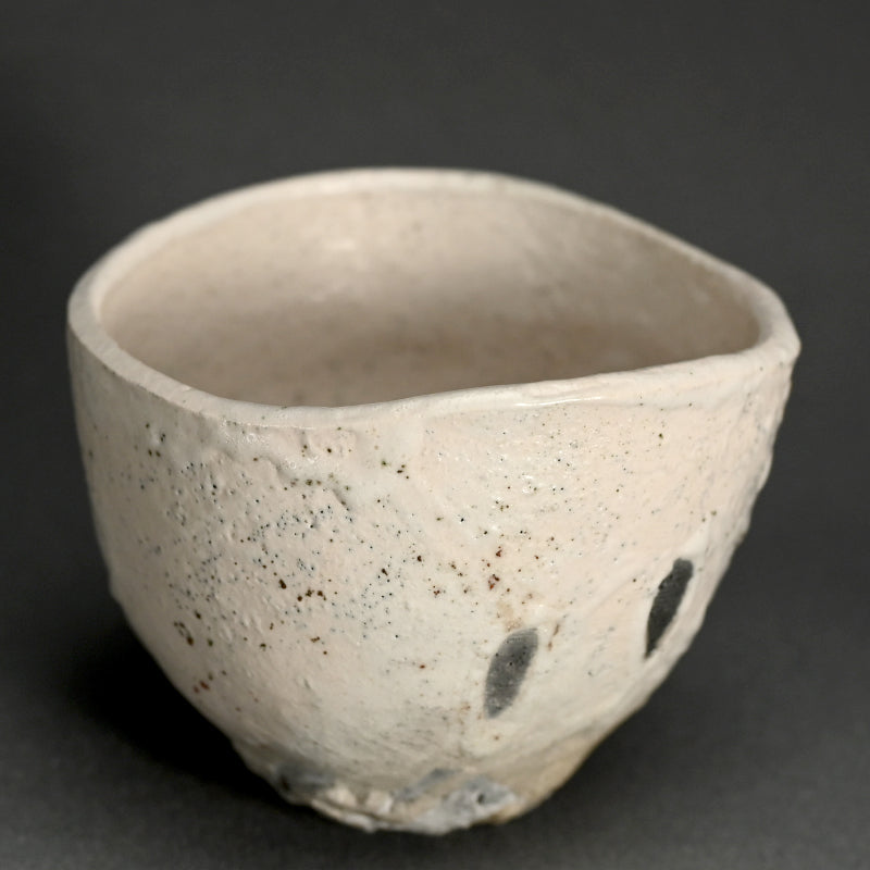 Shiro Raku Chawan Tea Bowl ー橋本 知成 "白楽茶碗"