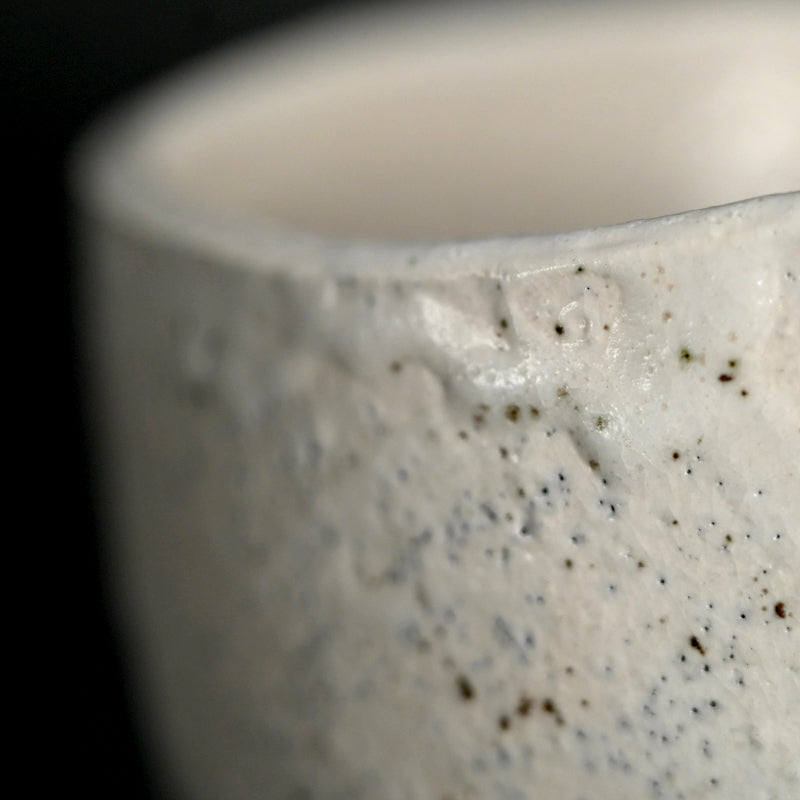 Shiro Raku Chawan Tea Bowl ー橋本 知成 "白楽茶碗"