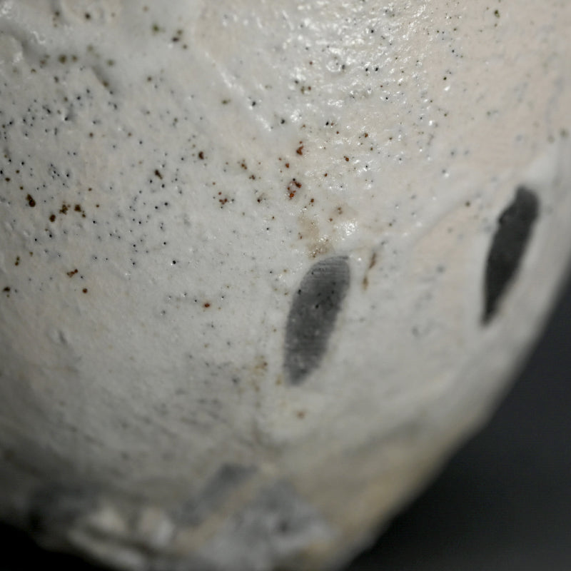 Shiro Raku Chawan Tea Bowl ー橋本 知成 "白楽茶碗"