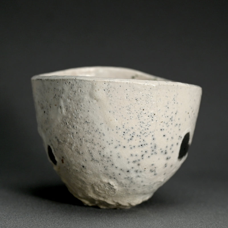 Shiro Raku Chawan Tea Bowl ー橋本 知成 "白楽茶碗"