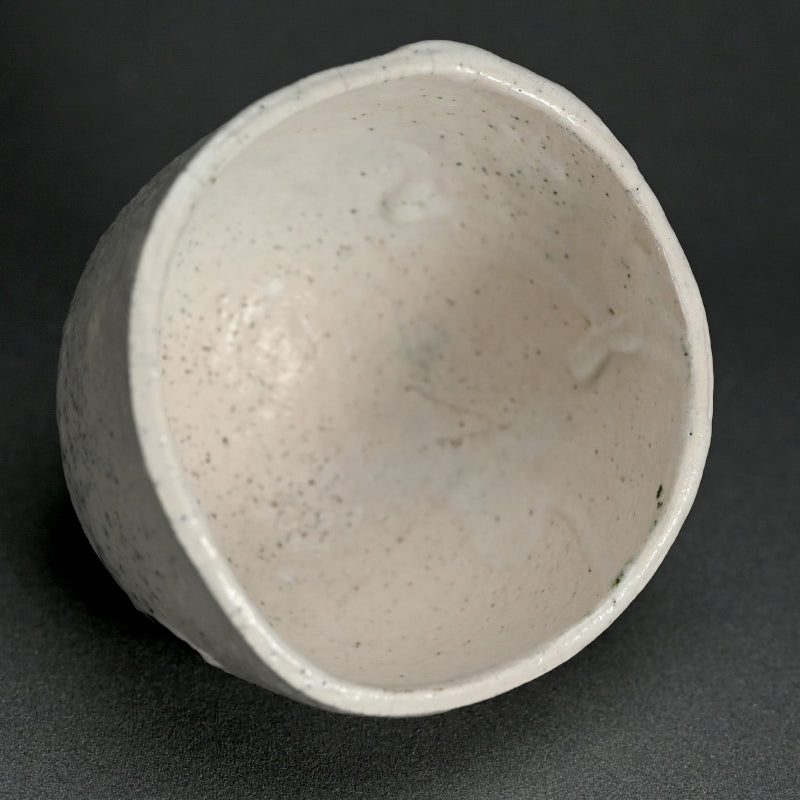 Shiro Raku Chawan Tea Bowl ー橋本 知成 "白楽茶碗"