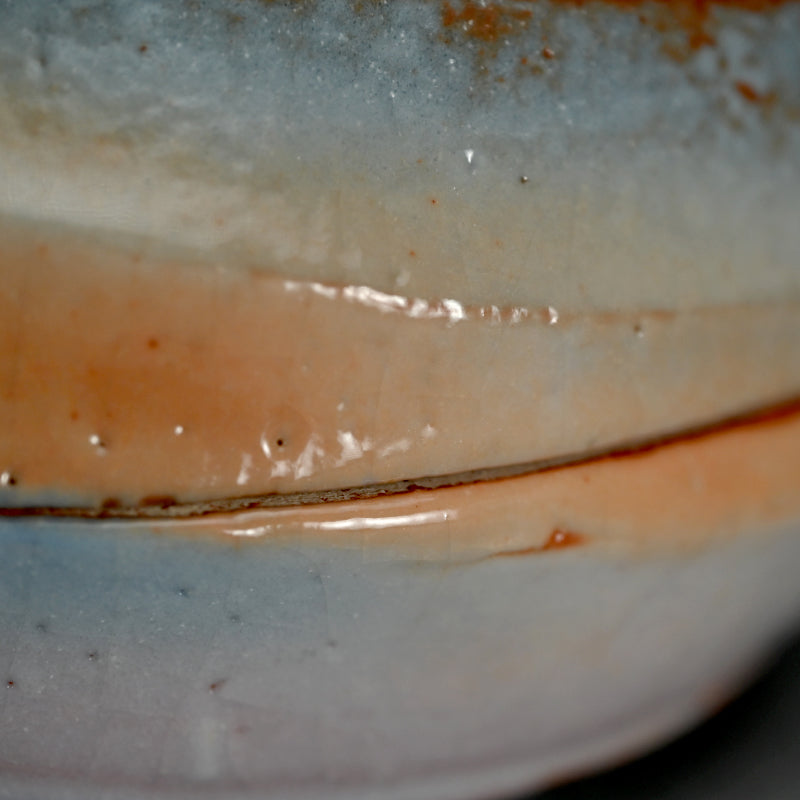 Swirling Contemporary Ceramic Box ー十四代 加藤 康景 "志野陶筥"