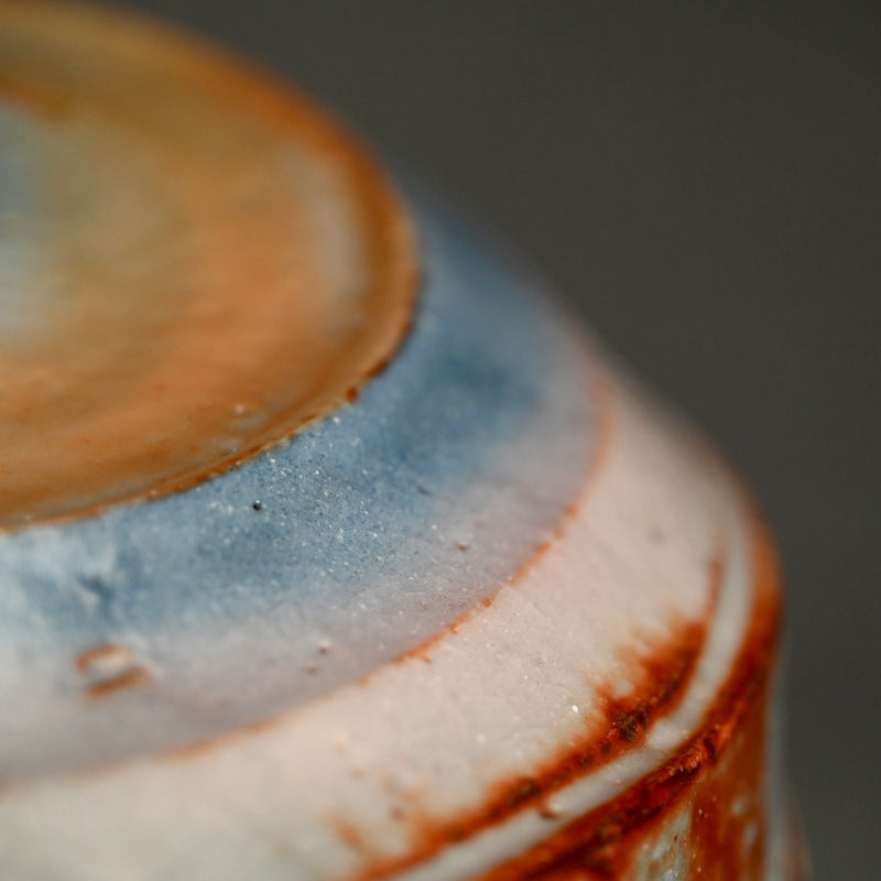 Swirling Contemporary Ceramic Box ー十四代 加藤 康景 "志野陶筥"