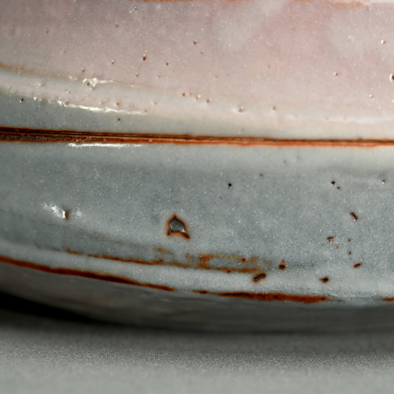 Swirling Contemporary Ceramic Box ー十四代 加藤 康景 "志野陶筥"