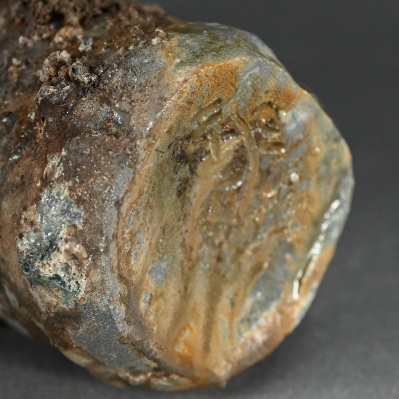 Radical Hai-Kaburi Ash-glazed Vase ー今井 理佳 "窯変 花生"