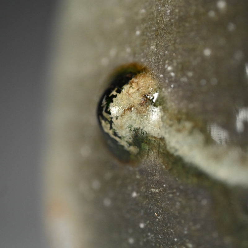 Natural Ash Glazed Vase ー今井理佳 "自然釉 扁壺"