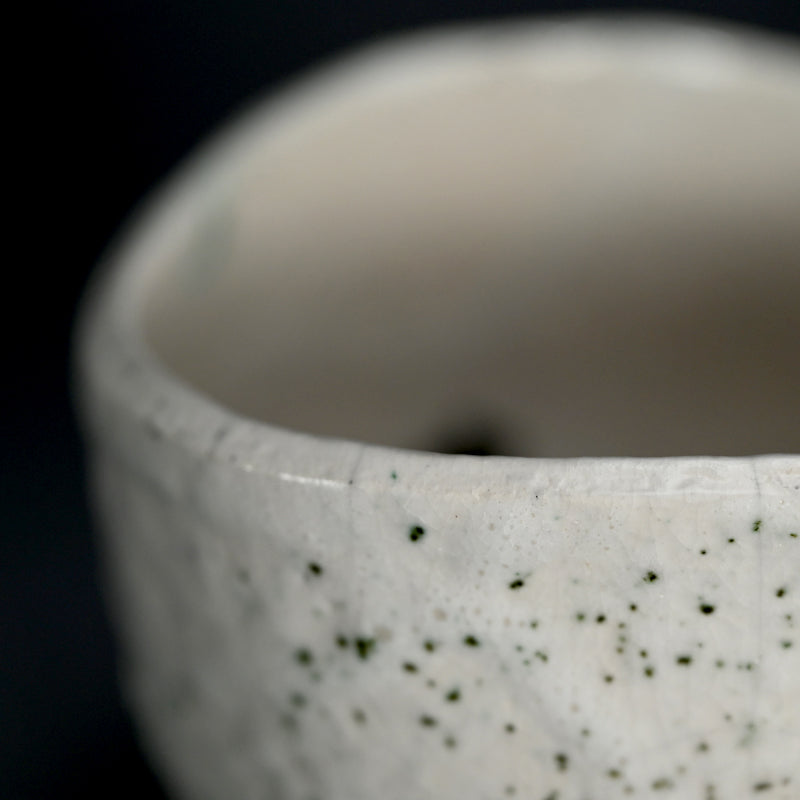Shiro Raku Chawan Tea Bowl ー橋本 知成 "白楽茶碗"