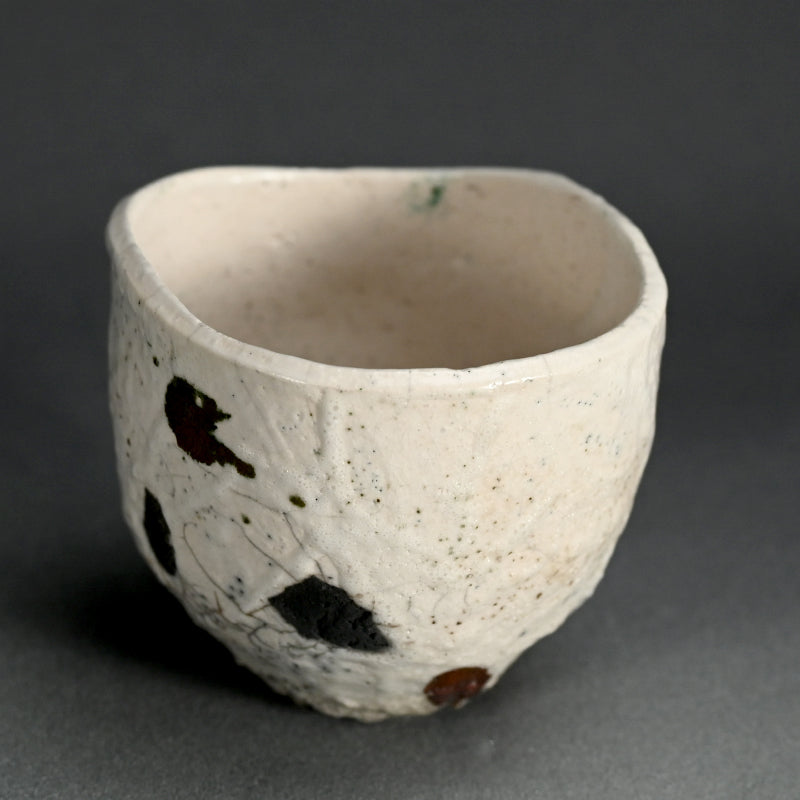 Shiro Raku Chawan Tea Bowl ー橋本 知成 "白楽茶碗"