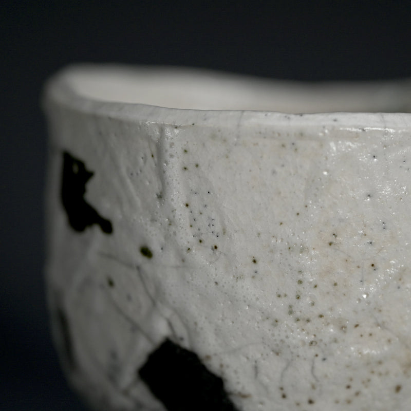 Shiro Raku Chawan Tea Bowl ー橋本 知成 "白楽茶碗"