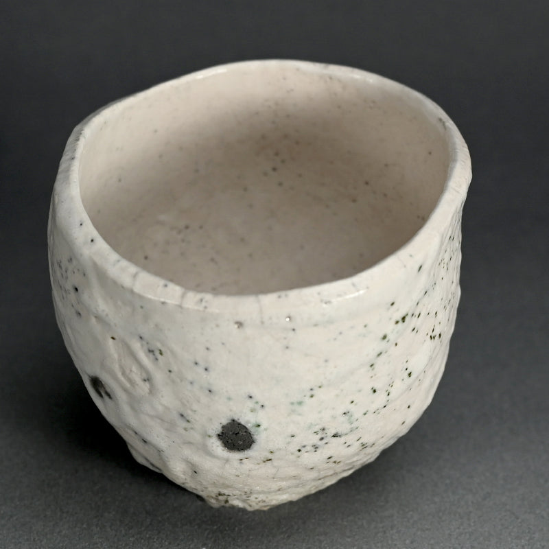 Shiro Raku Chawan Tea Bowl ー橋本 知成 "白楽茶碗"