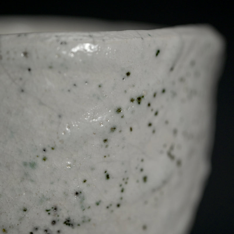 Shiro Raku Chawan Tea Bowl ー橋本 知成 "白楽茶碗"