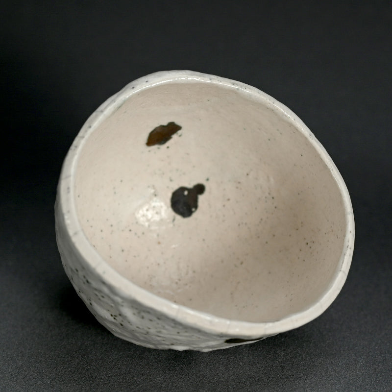 Shiro Raku Chawan Tea Bowl ー橋本 知成 "白楽茶碗"