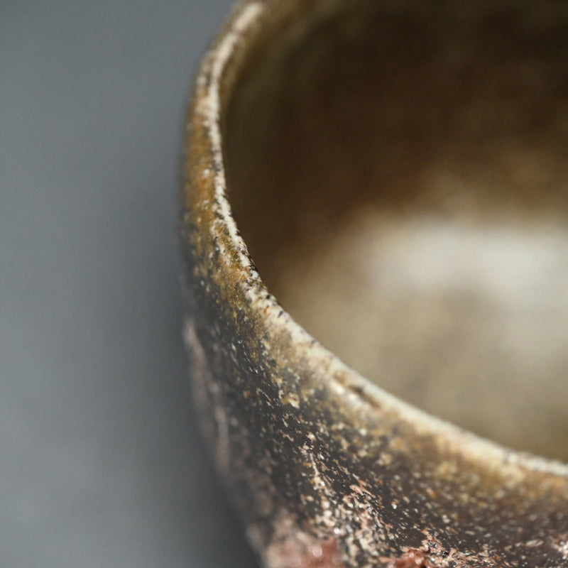 Natural Ash Glazed Ceramic Bowl ー柴田 正明 "自然釉 盌"