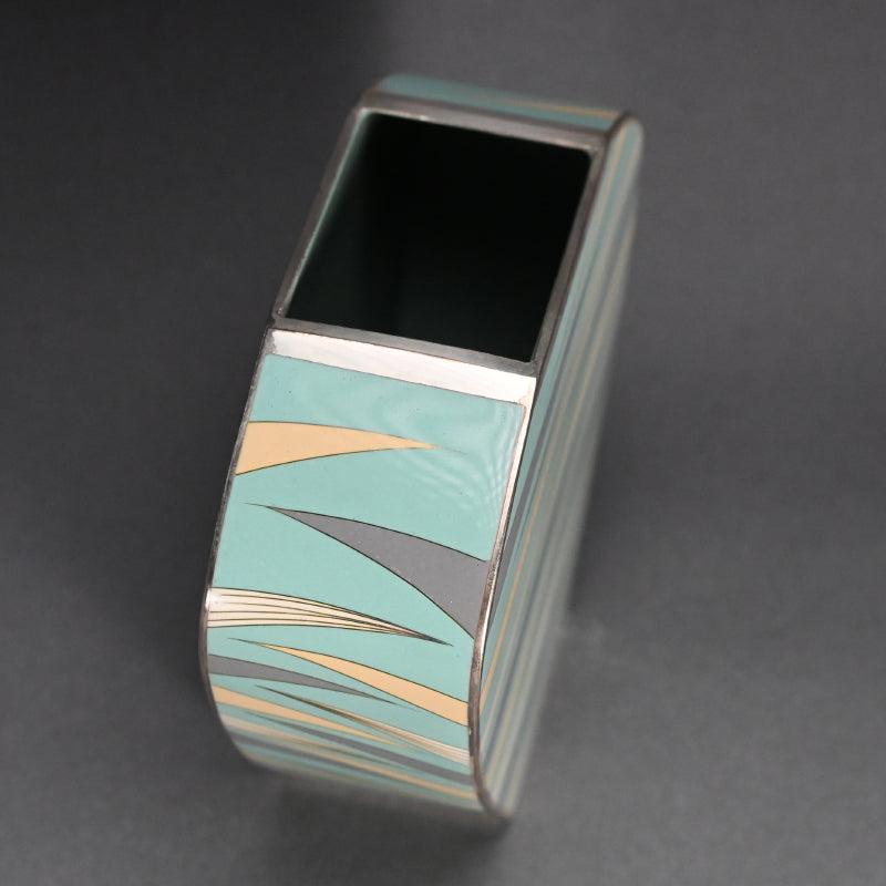 Contemporary Cloisonne, 2017 ー柴田 明 "有線七宝抽象文花器"