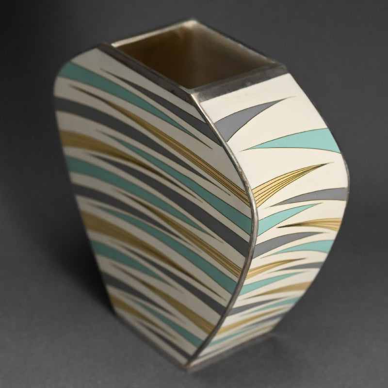 Contemporary Cloisonne Vase, 2017 ー柴田 明 "有線七宝抽象文花器"