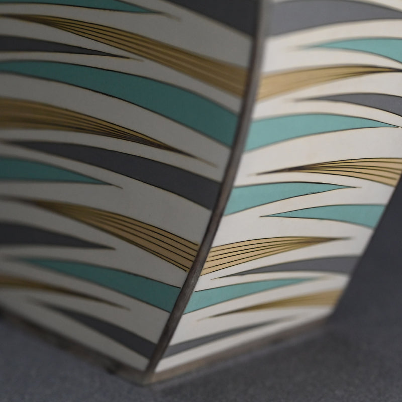 Contemporary Cloisonne Vase, 2017 ー柴田 明 "有線七宝抽象文花器"