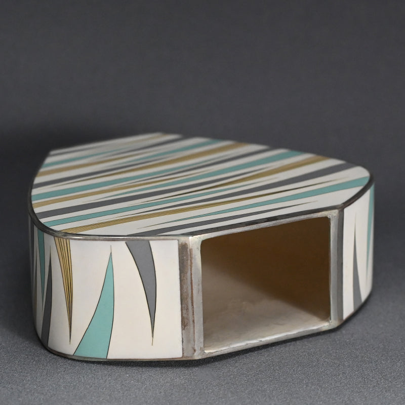 Contemporary Cloisonne Vase, 2017 ー柴田 明 "有線七宝抽象文花器"
