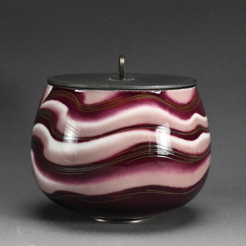 Modernist Cloisonne Mizusashi ー柴田 明 “七宝水指”