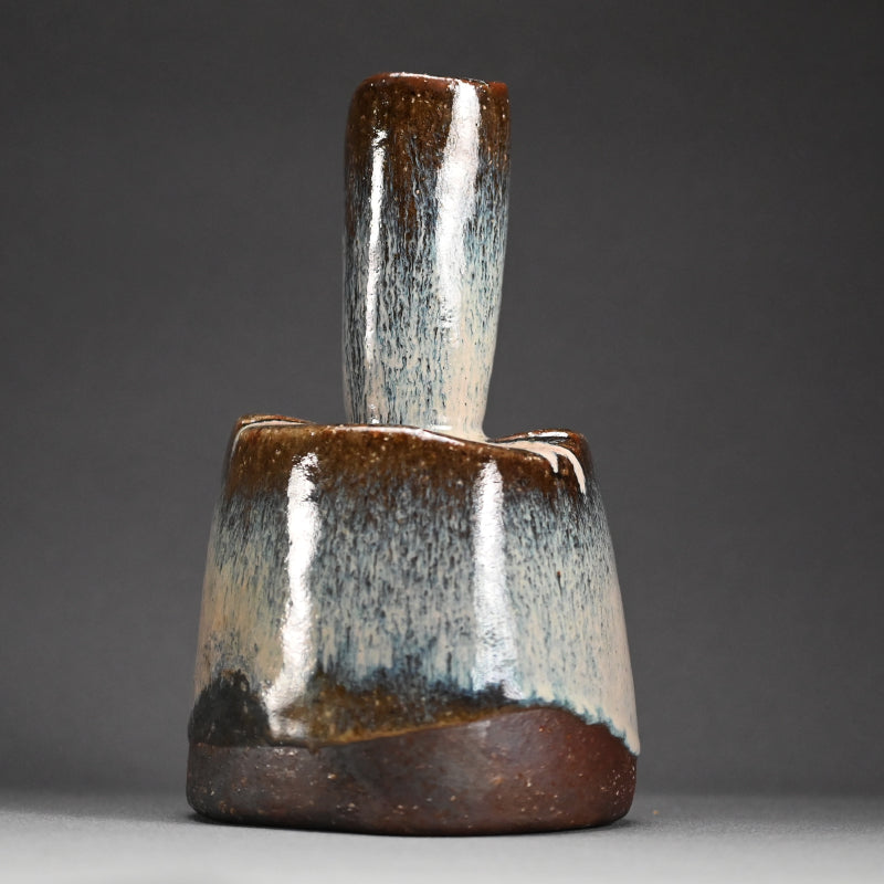 Kurinuki Hagi Vase ー兼田 昌尚 “萩灰被刳貫花入”
