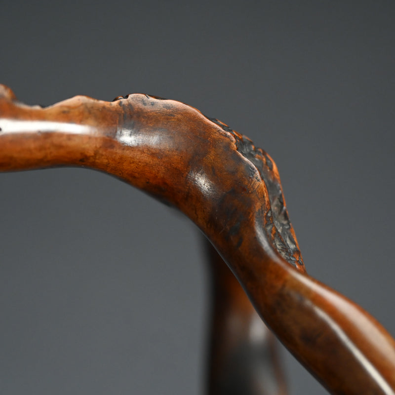 Beautiful Antique Japanese Root-Wood Basket B