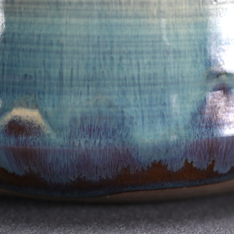 Exquisite Takatori Muzusashi ー亀井 味楽 “高取別作 白釉竹節水指“