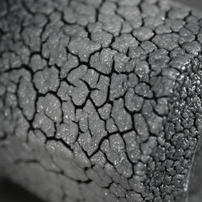 Shino Tokkuri and Ai-iro Shino Guinomi ー酒井 博司 "紅志野徳利", "藍色志野ぐい呑み"