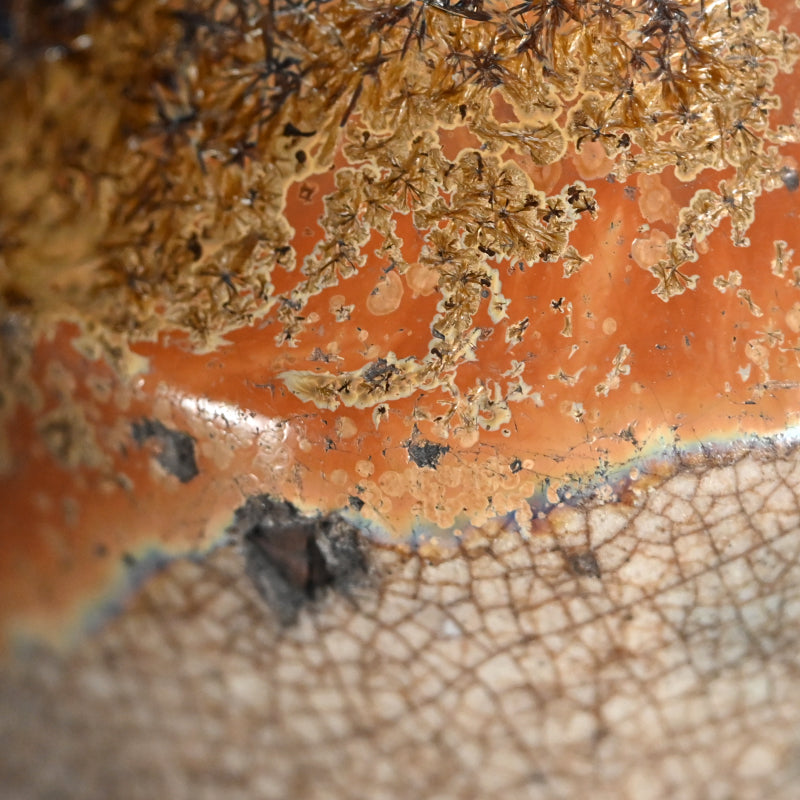 Ko-Seto Tokkuri Endorsed by Kitaoji Rosanjin ー"古瀬戸窯変"