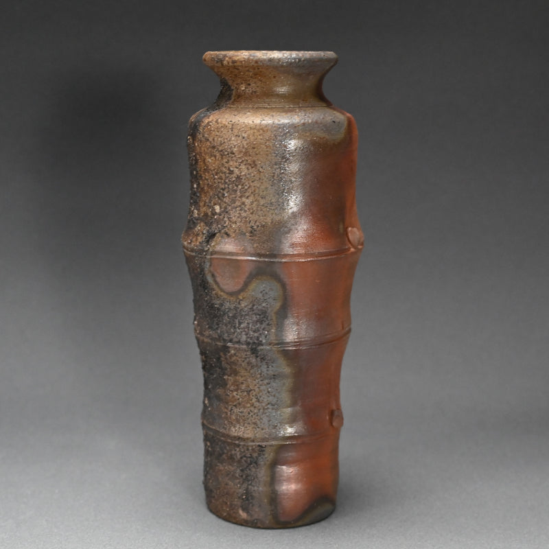 Bizen Vase by LNT ー藤原 啓 "備前竹節花入"
