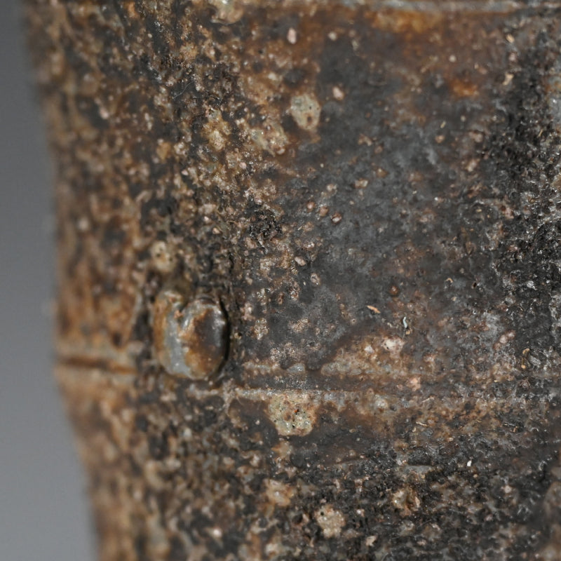 Bizen Vase by LNT ー藤原 啓 "備前竹節花入"