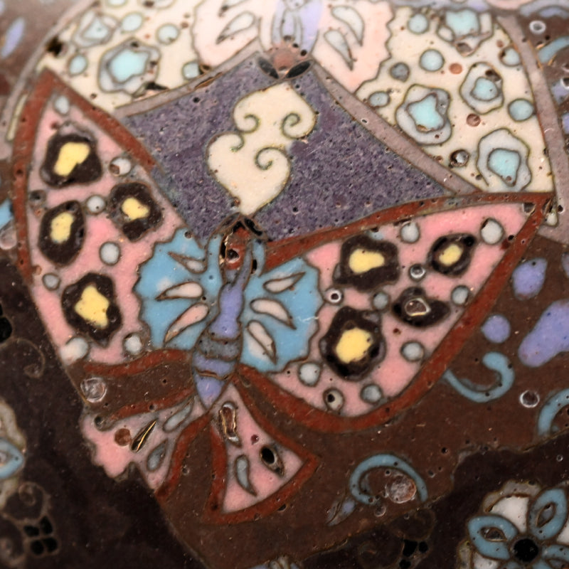 Meiji period Japanese Intricate Cloisonne Vase