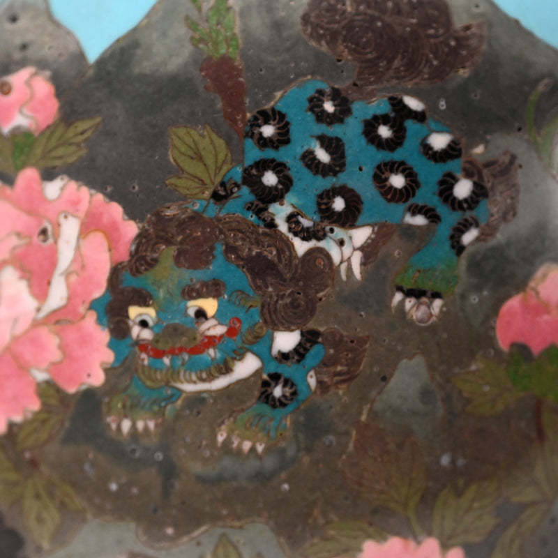 Meiji period Japanese Intricate Cloisonne Vase