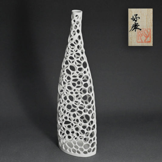 Large Skeletal Vase ー加藤 好康 "skeletal work"