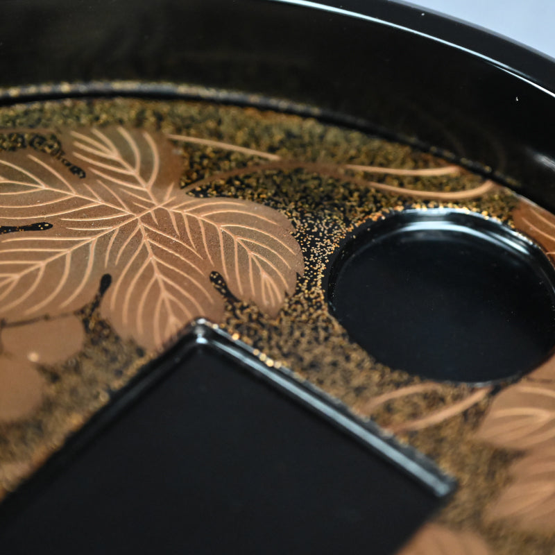 Exceptional Lacquered Suzuri-bako box ー服部 峻昇 “金地果実 硯箱”