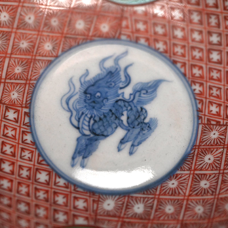 Spectacular Antique Japanese Imari Porcelain Bowl