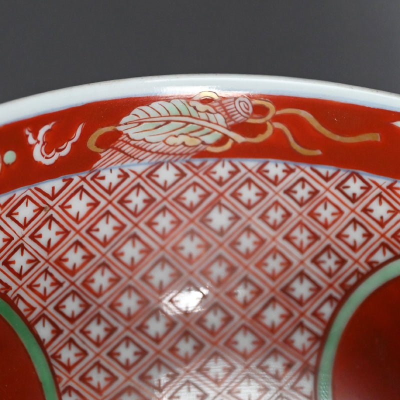 Spectacular Antique Japanese Imari Porcelain Bowl