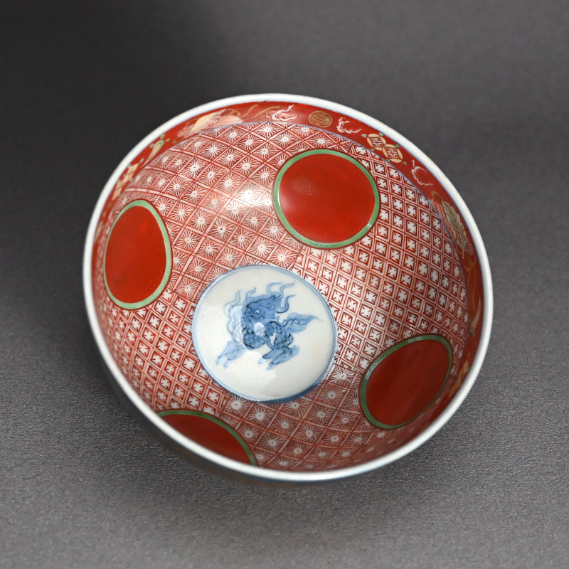 Spectacular Antique Japanese Imari Porcelain Bowl
