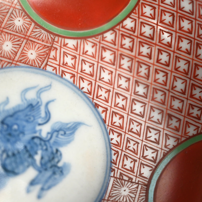 Spectacular Antique Japanese Imari Porcelain Bowl