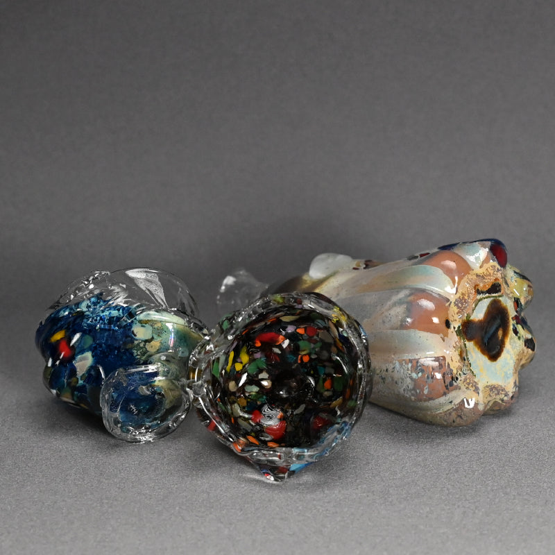 Glass Tokkuri and Cups ー奥島 圭二 “玻璃酒器一式 徳利と盃”