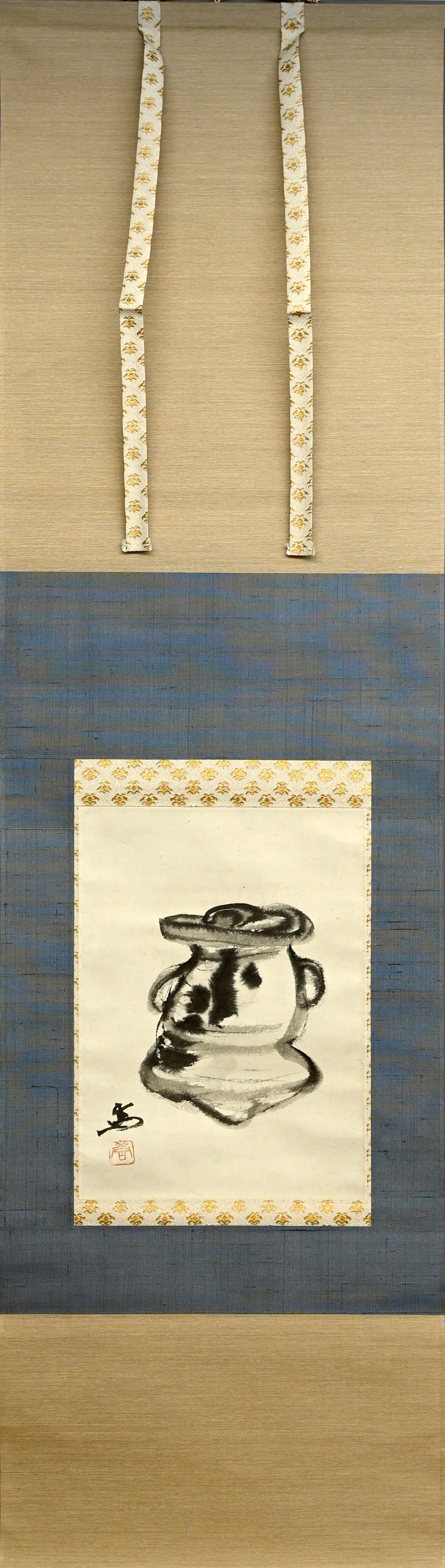 Mizusashi Ink Painting by Pottery Legend ー一無斉 “茶陶絵”