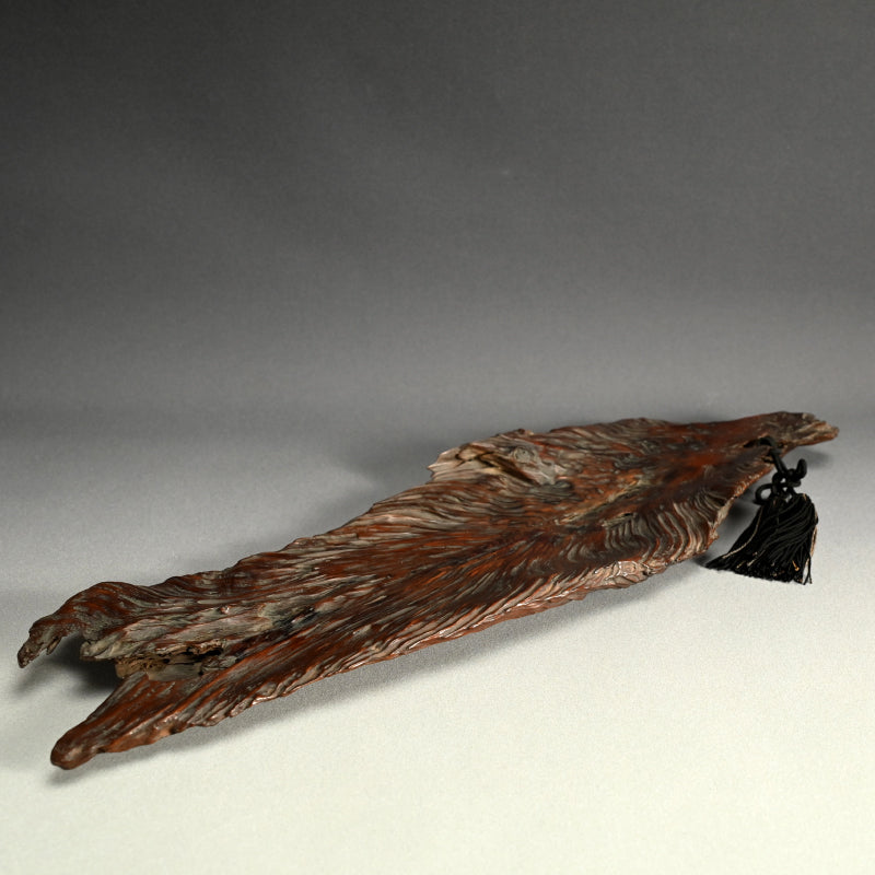 Antique Japanese Dragon Skin Kobon Incense Tray ー龍皮之香盆