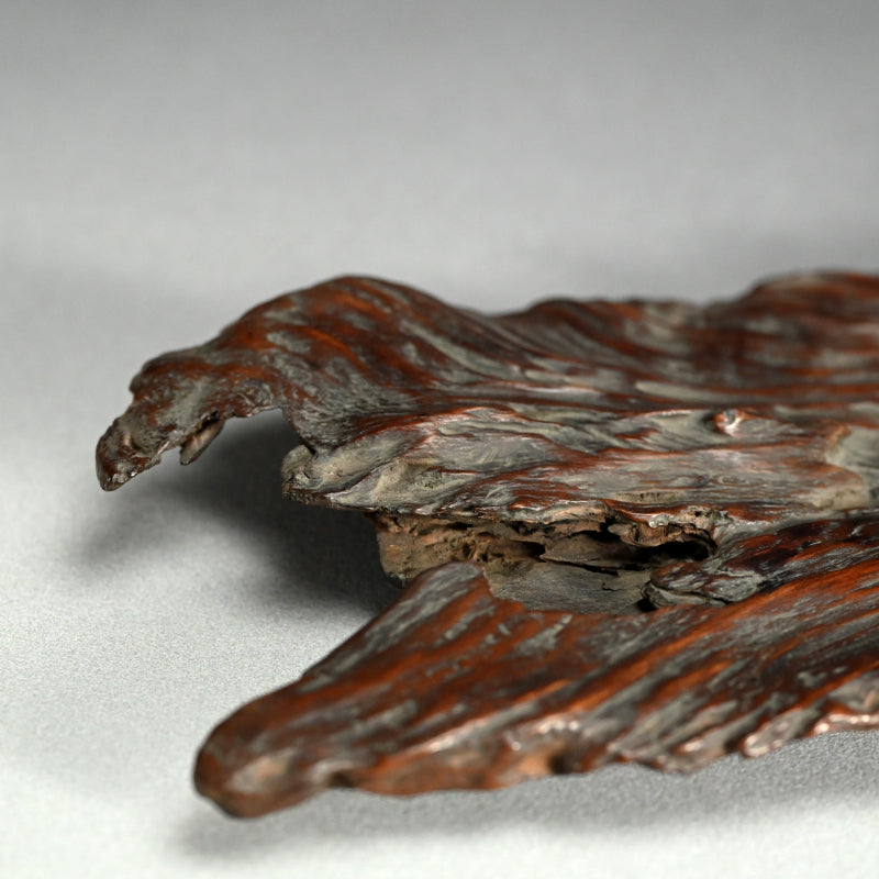 Antique Japanese Dragon Skin Kobon Incense Tray ー龍皮之香盆