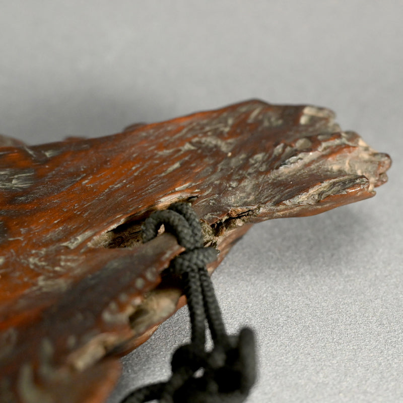 Antique Japanese Dragon Skin Kobon Incense Tray ー龍皮之香盆