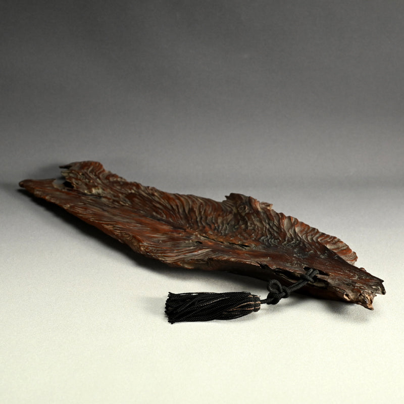 Antique Japanese Dragon Skin Kobon Incense Tray ー龍皮之香盆