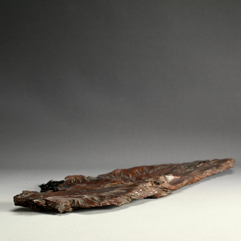 Antique Japanese Dragon Skin Kobon Incense Tray ー龍皮之香盆